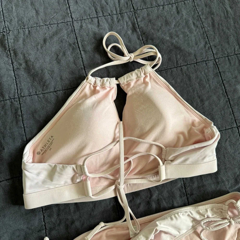 Athleta Blush Pink Bikini Set - Picture 3 of 5